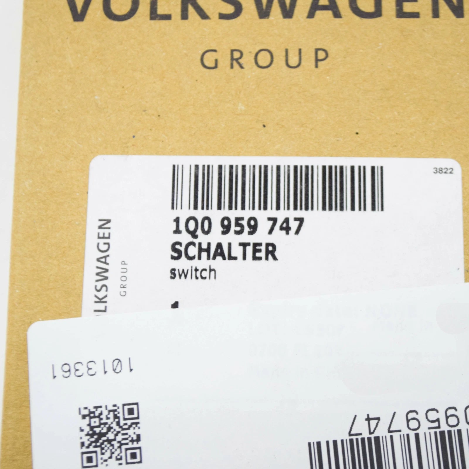 NEW AUDI TT 8J FRONT LEFT SEAT LONGITUDINAL CONTROL SWITCH 1Q0959747