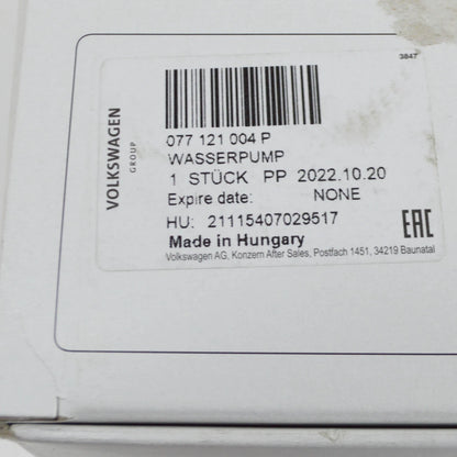 NEW AUDI A6 C5 COOLANT PUMP WITH SEAL 077121004P ORIGINAL