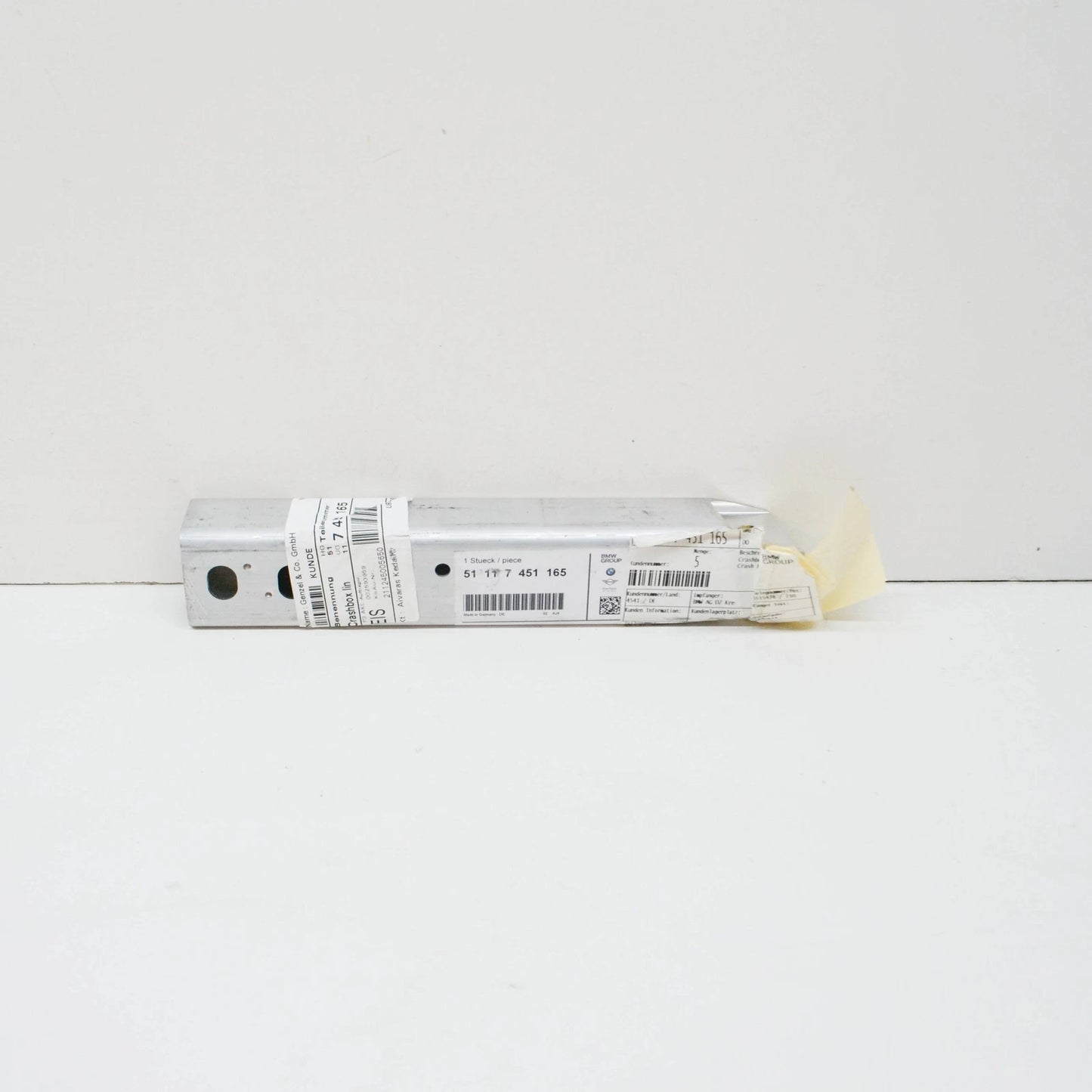 NEW BMW 4 COUPE G22 FRONT BUMPER LEFT SIDE CRASH BOX 51117451165 ORIGINAL