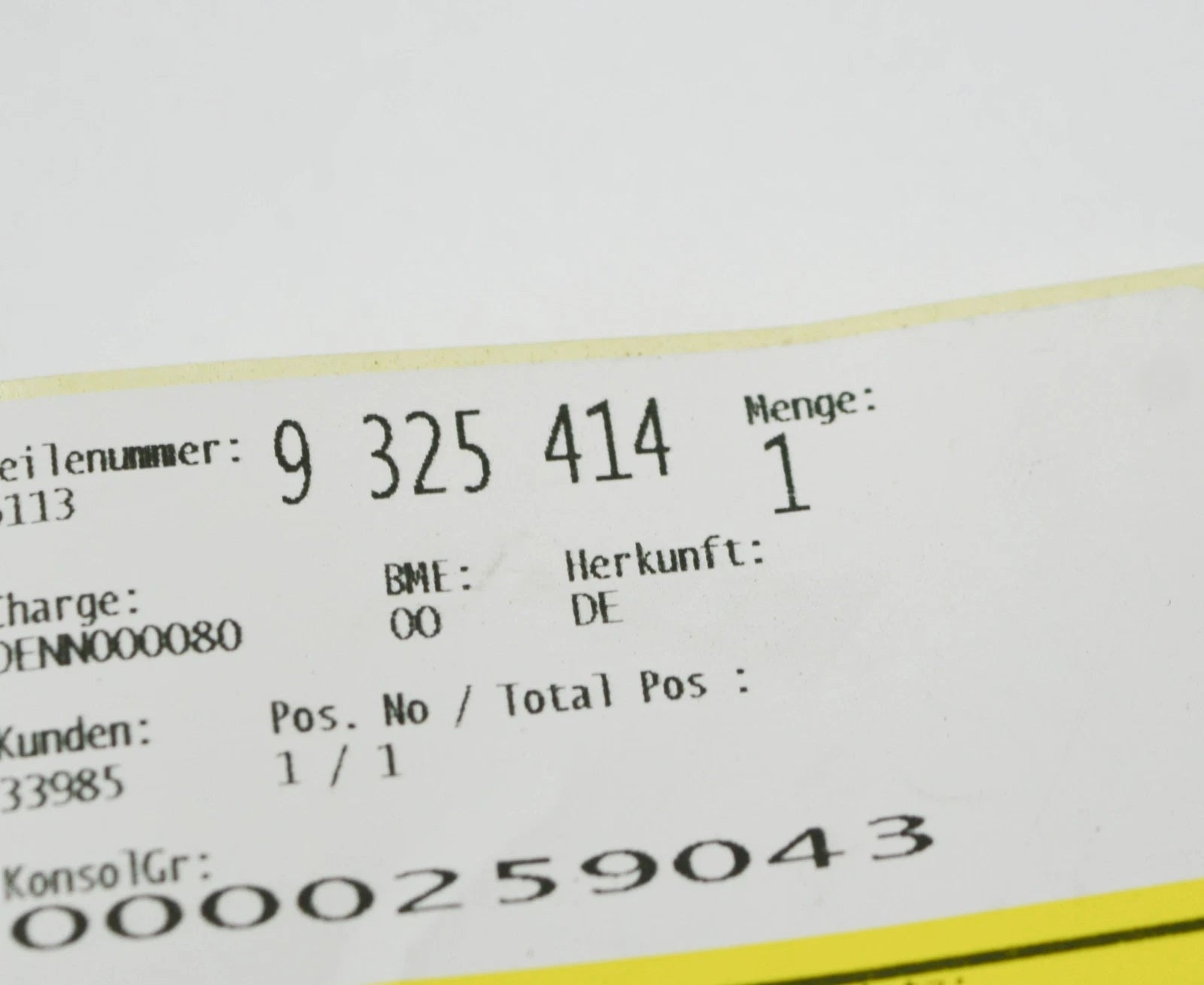 NEW BMW M5 F90 RIGHT CABLE HARNESS HOLDER 61139325414 ORIGINAL