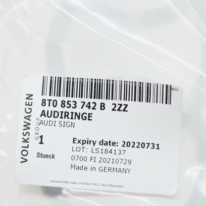 NEW AUDI A4 B8 REAR EMBLEM BADGE 8T0853742B2ZZ ORIGINAL