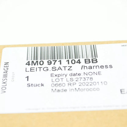 NEW AUDI Q7 4M REAR BUMPER PDC AID WIRING HARNESS 4M0971104BB ORIGINAL