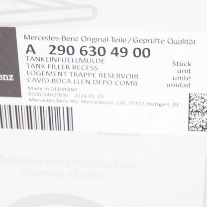 NEW MERCEDES-BENZ AMG GT X290 FUEL TANK FILLER RECESS A2906304900 ORIGINAL