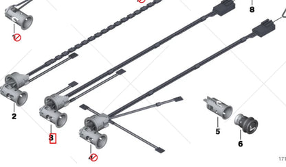 NEW BMW 5 F10 CIGARETTE LIGHTER SOCKET 61346977675 ORIGINAL