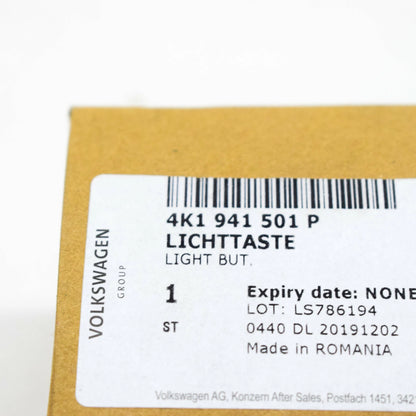 NEW AUDI Q3 F3 SPORTBACK FRONT HEADLIGHT CONTROL SWITCH LHD 4K1941501P ORIGINAL