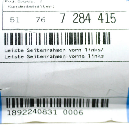 NEW BMW 1 F21 FRONT LEFT DOOR UPPER STRIP 51767284415 ORIGINAL