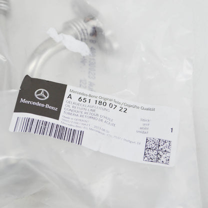 NEW MB E W212 OIL RETURN HOSE E200 PETROL 1.8 A6511800722 ORIGINAL