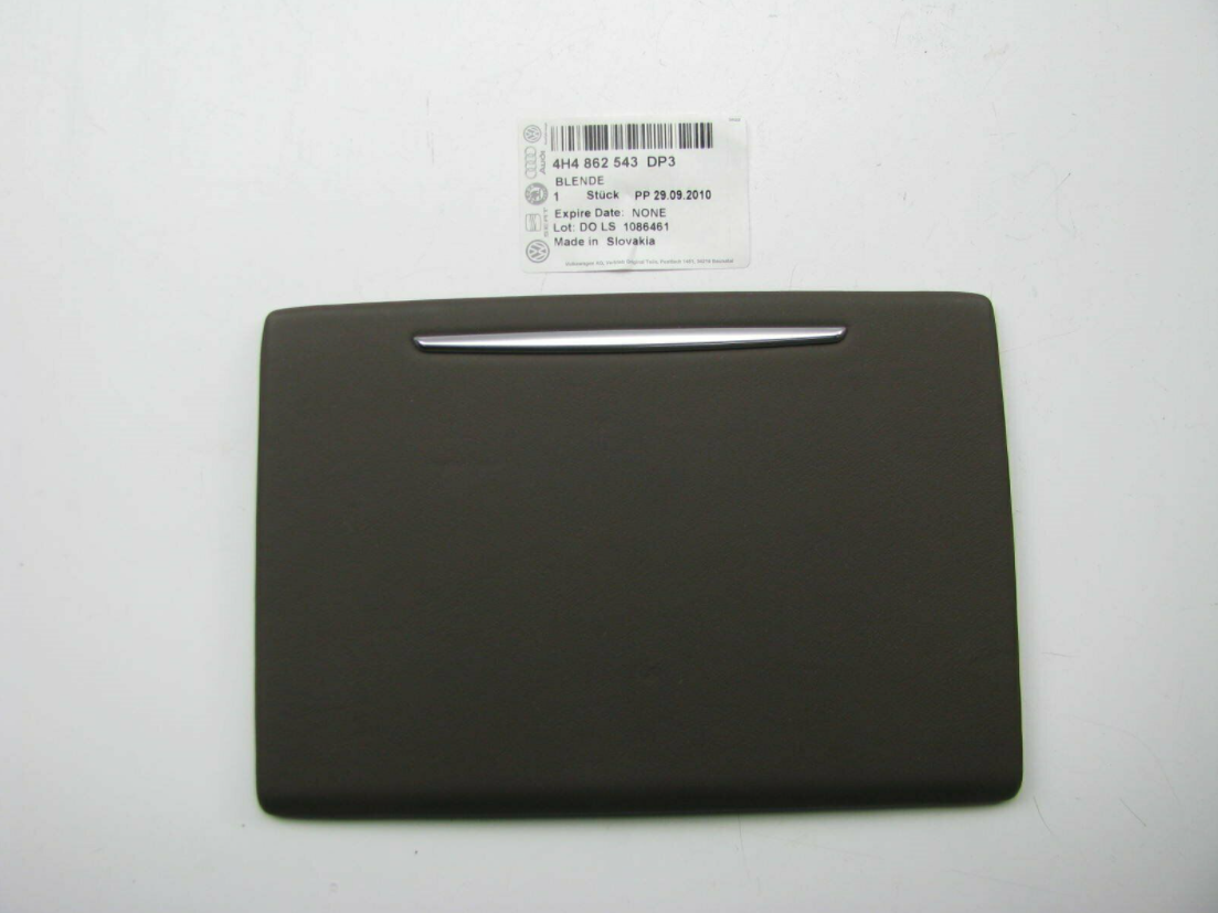 new audi a8 4h rear center console rear lower cover lid 4h4862543dp3 original