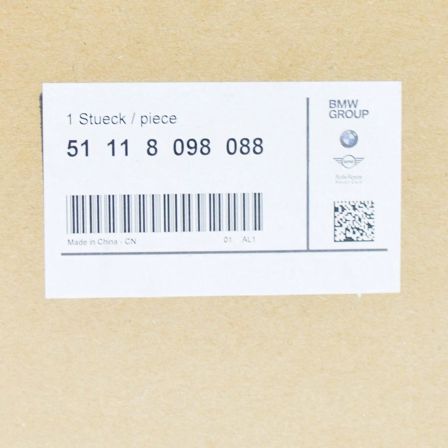 NEW BMW X3 G01, F97 FRONT RIGHT BUMPER GRILL 8098088 51118098088 ORIGINAL