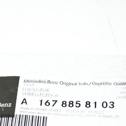 NEW MERCEDES-BENZ GLE W167 FRONT LEFT BUMPER TRIM MOLDING A1678858103 ORIGINAL