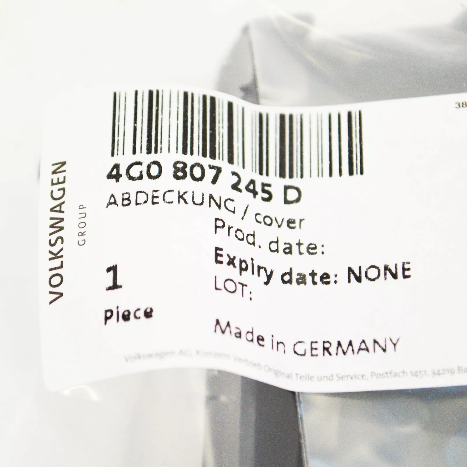 NEW AUDI A6 C7 AVANT FRONT LEFT GRILLE TRIM COVER 4G0807245D