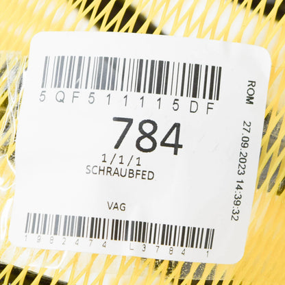 NEW AUDI Q3 F3 SPORTBACK REAR COIL SPRING 5QF511115DF ORIGINAL