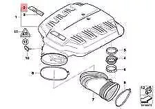 NEW BMW E90 E92 E93 ENGINE COVER M EMBLEM BADGE 7837738 11617837738 ORIGINAL