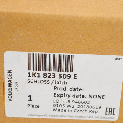NEW VOLKSWAGEN JETTA MK5 BONNET LOCK 1K1823509E 2008