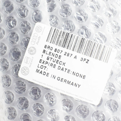 NEW AUDI Q5 8R FRONT LICENSE PLATE FILLER 8R0807287A3FZ