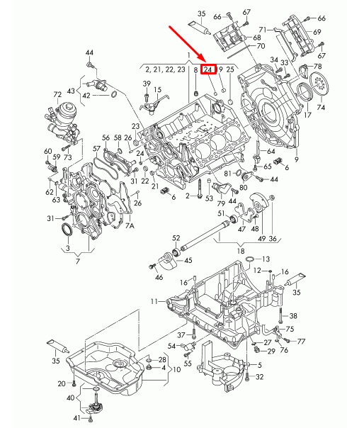 new audi q5 8r engine expansion plug n91081801 original