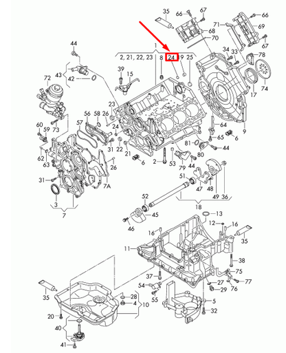 new audi q5 8r engine expansion plug n91081801 original