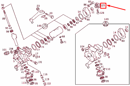 NEW MERCEDES-BENZ SLK R170 STEERING COUPLING A2024600010 ORIGINAL