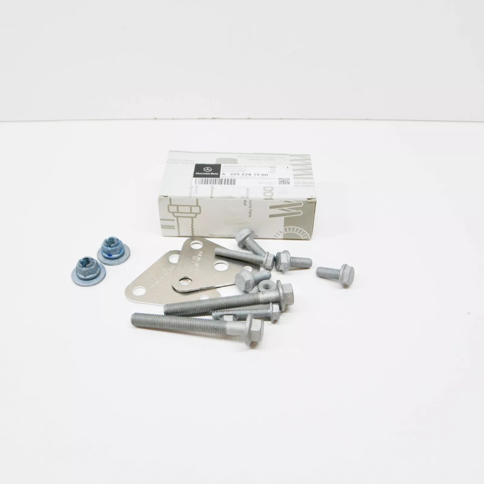 NEW MB E C238 STEERING GEAR MOUNTING PLATE PARTS KIT A2056281500 ORIGINAL