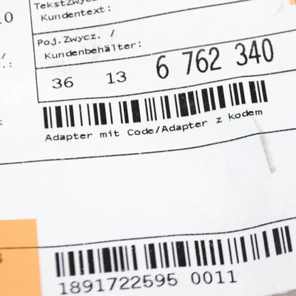 NEW BMW 1 E81 WHEEL BOLT ADAPTER WITH CODE 36136762340 6762340 ORIGINAL