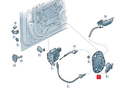 NEW AUDI Q8 4MN FRONT RIGHT DOOR PANEL TRIM COVER 4M8837104 ORIGINAL