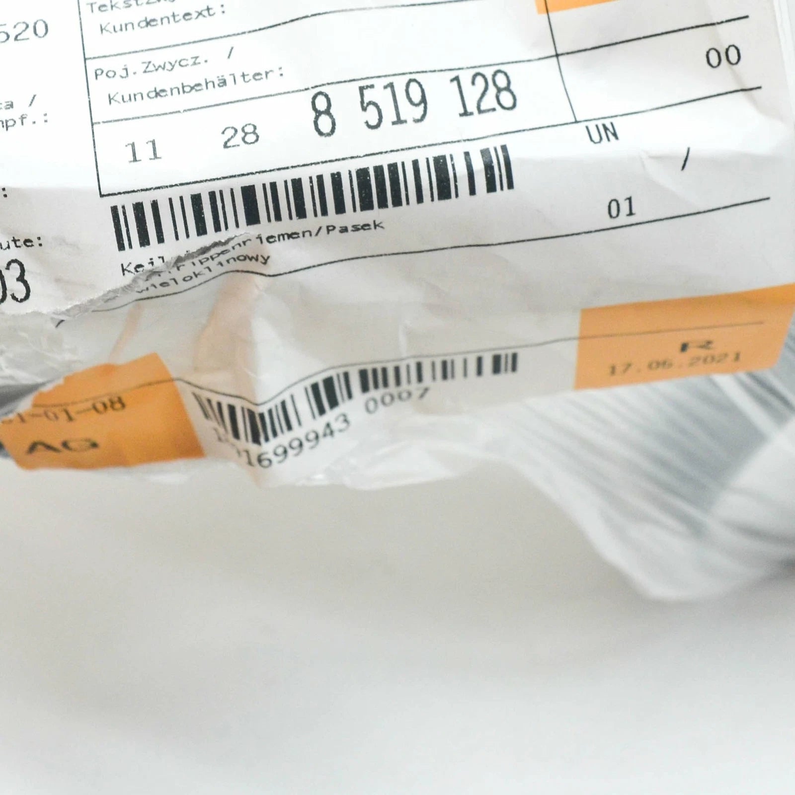 NEW BMW X1 E84 ACCESSORY BELT V-RIBBED 11288519128 8519128 ORIGINAL