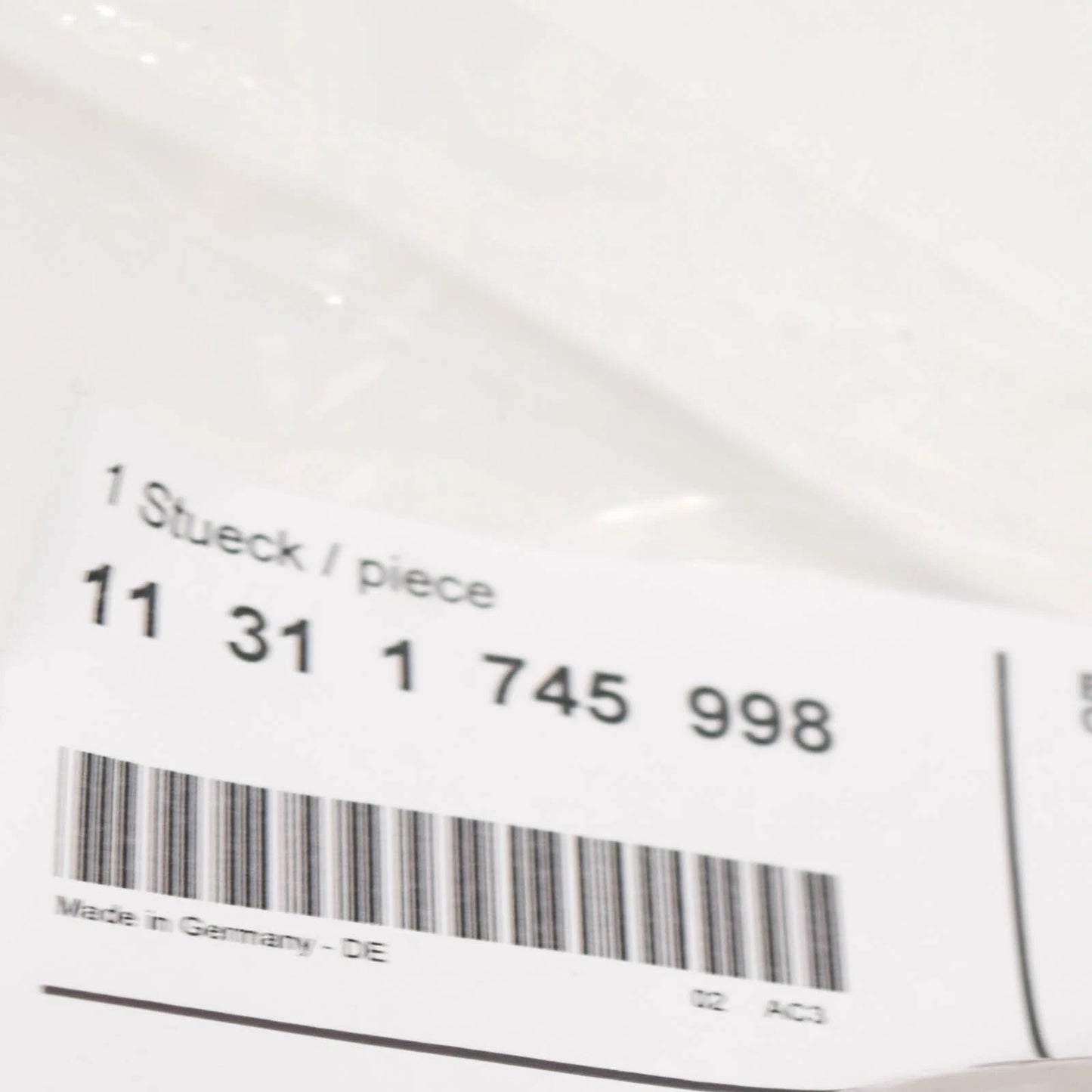 NEW BMW 7 E38 SLIDE RAIL FOR TIMING CHAIN 5.0 I 11311745998 ORIGINAL