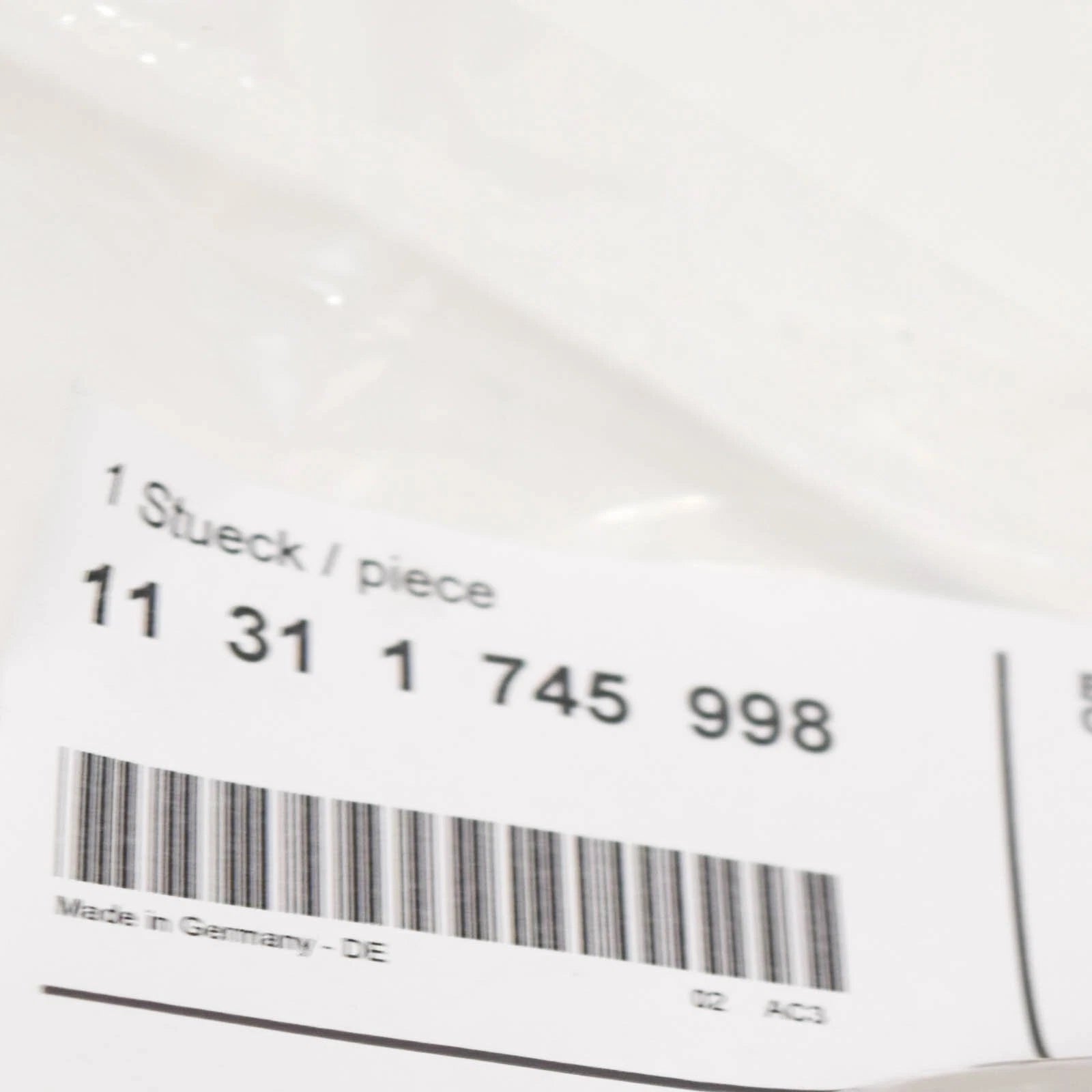 NEW BMW 7 E38 SLIDE RAIL FOR TIMING CHAIN 5.0 I 11311745998 ORIGINAL