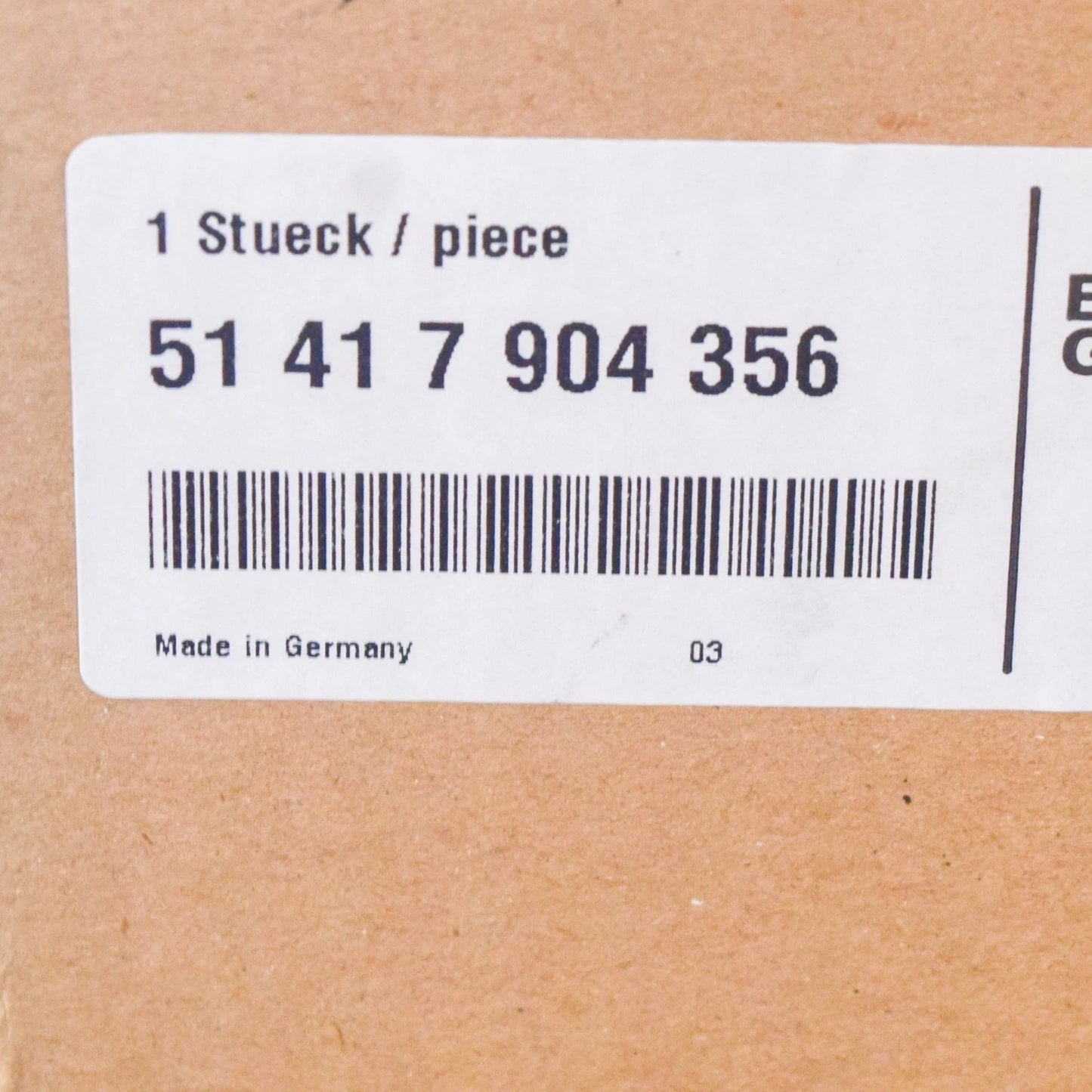 NEW BMW 3 E46 FRONT RIGHT TITAN DOOR ARMREST 7904356 51417904356 ORIGINAL