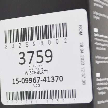 NEW AUDI TT ROADSTER 8J FRONT WIPER ARMS BLADE SET RHD 8J2998002 ORIGINAL