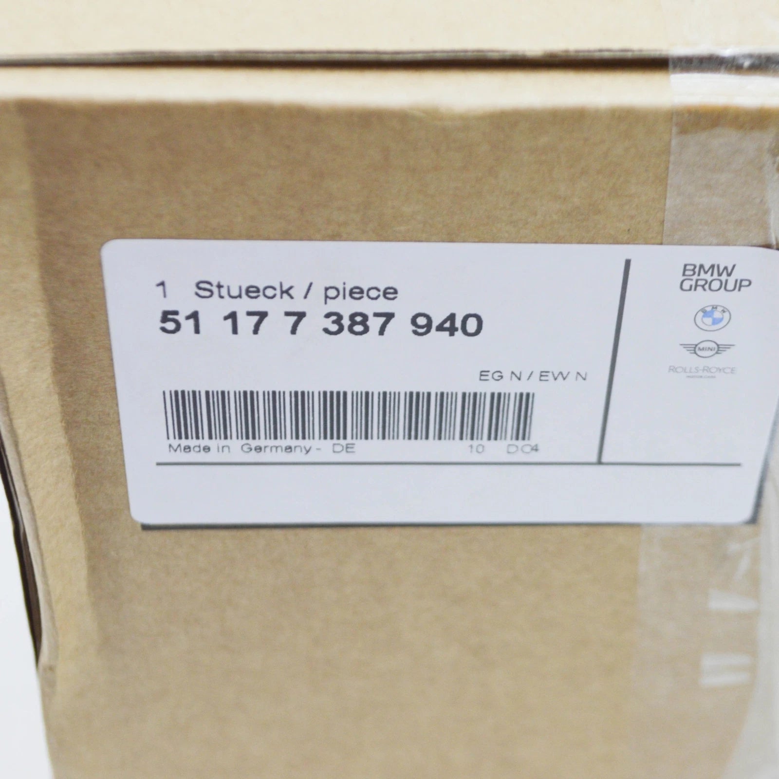 NEW BMW 5 G30 FUEL TANK COVER POT 51177387940 ORIGINAL