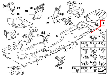 new bmw 5 e60 engine battery tray cover 51717897205 7897205 original