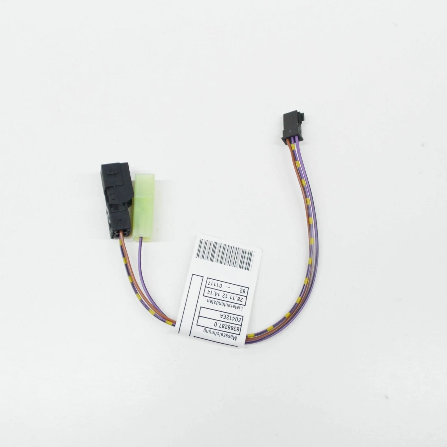 NEW BMW 3 E36 GLOVE BOX LIGHT ADAPTER LEAD 61128366287 8366287 ORIGINAL