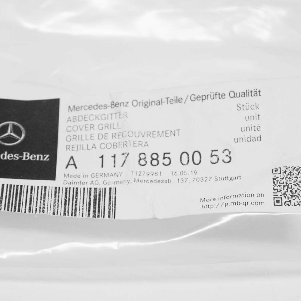 NEW MERCEDES-BENZ CLA C117 REAR BUMPER LEFT GRILLE COVER A1178850053 ORIGINAL