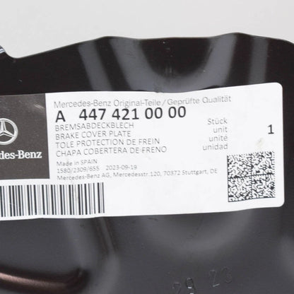 NEW MB VITO W447 FRONT LEFT BRAKE DISC COVER PLATE A4474210000 ORIGINAL