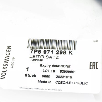 NEW VW TOUAREG 7P MK2 FRONT BUMPER CAMERA WIRING LOOM 7P6971298K ORIGINAL