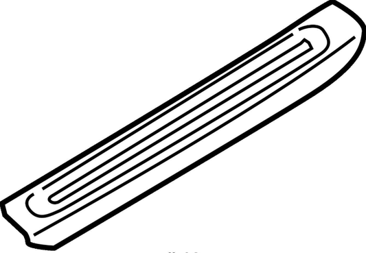 new audi q5 8r rear left side interior sill strip 8r085337501c	 2014 original