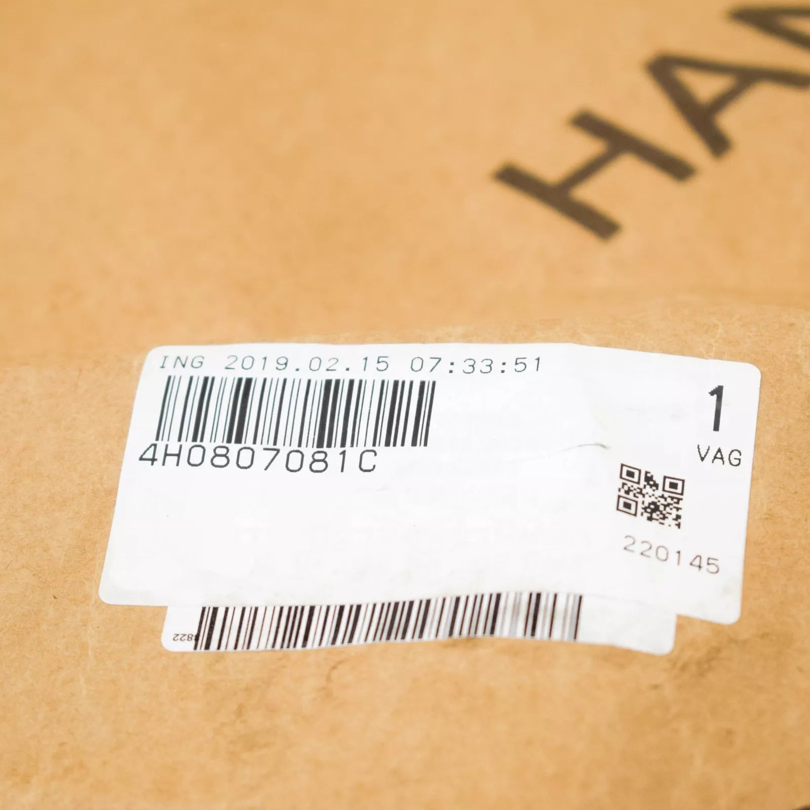 NEW AUDI A8 D4 FRONT BUMPER COVER 4H0807081C ORIGINAL