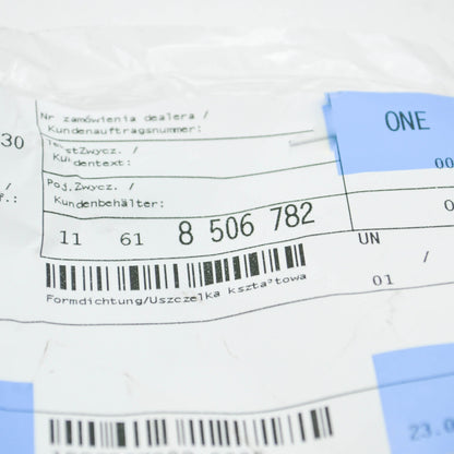 new bmw 1 e81 air duct o-ring 11618506782 original