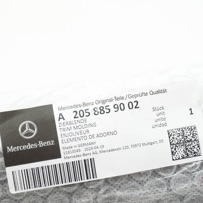 NEW MERCEDES-BENZ C W205 FRONT BUMPER RIGHT MOLDING A2058859002 ORIGINAL