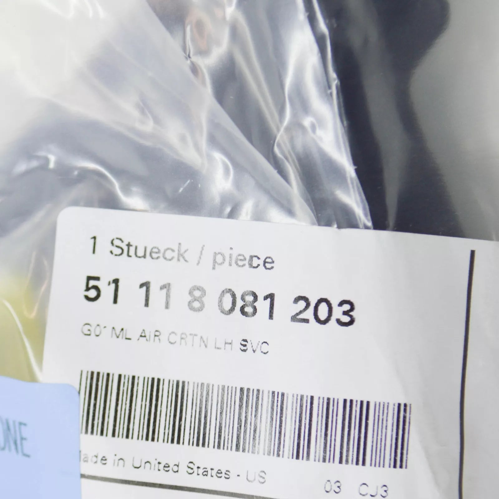 NEW BMW X4 G02 FRONT M BUMPER LEFT AIR CURTAIN 51118081203 8081203 ORIGINAL