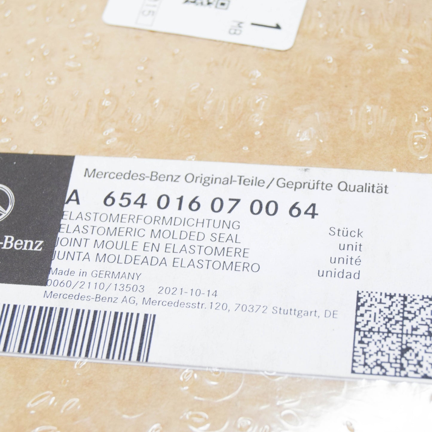 new mercedes-benz gle w167 engine elastomer molded seal a6540160700 original