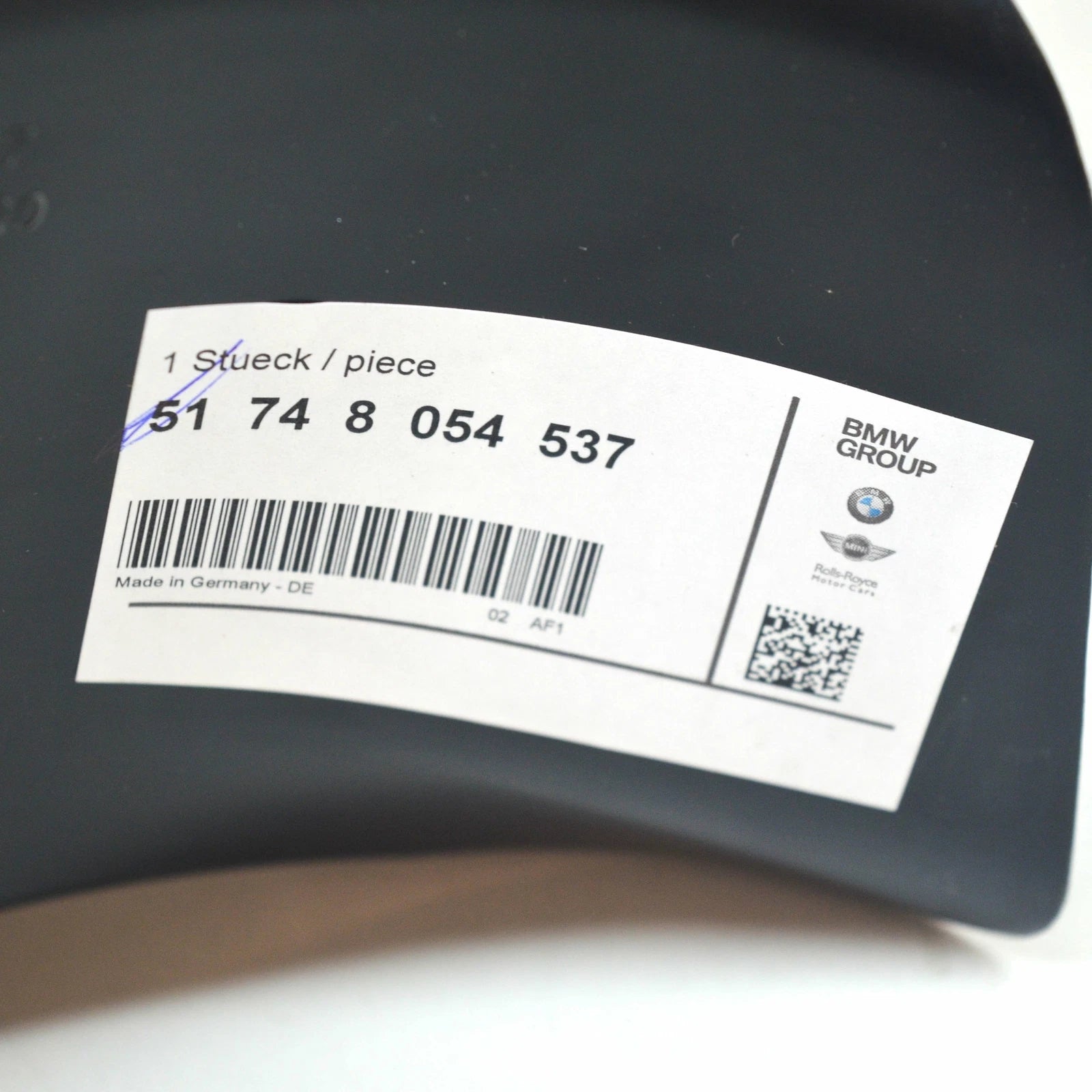NEW BMW 4 F36 M-PAKET LEFT EXTERIOR RADIATOR AIR DUCT 51748054537 ORIGINAL
