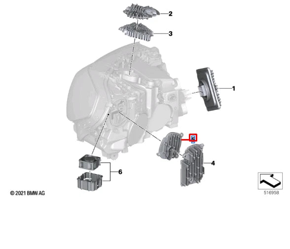 NEW BMW X3 G01 M F97 LEFT LED TURN INDICATOR DDL UNIT MODULE 63115A0E625