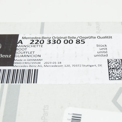NEW MERCEDES-BENZ S W220 FRONT STRUT BOOT KIT A2203300085 ORIGINAL