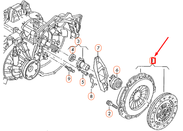 new audi a3 8v clutch plate and pressure plate kit 04e141015k original