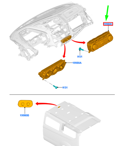 new ford transit custom mk1 heater control assy 2473905 original