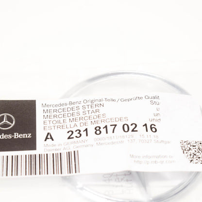 NEW MB SL R231 REAR TRUNK BOOT LID EMBLEM BADGE A2318170216 ORIGINAL