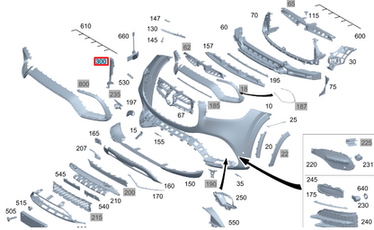 NEW MERCEDES-BENZ GLS X167 RIGHT UPPER AIR DUCT SEGMENT A1678857804 ORIGINAL