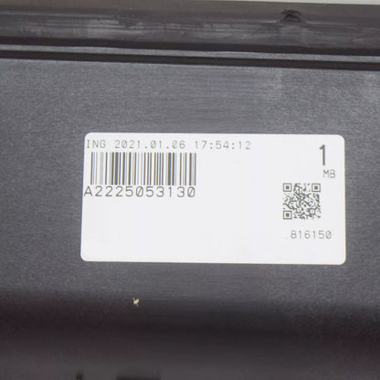 NEW MERCEDES-BENZ S-CLASS W222 RADIATOR AIR DUCT A2225053130 ORIGINAL